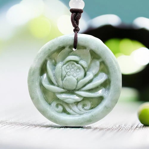 Natural real jade lotus - real,