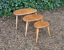 Vintage ercol pebble nest - ercol, of