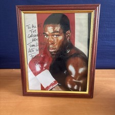 Frank Bruno Signed and Framed