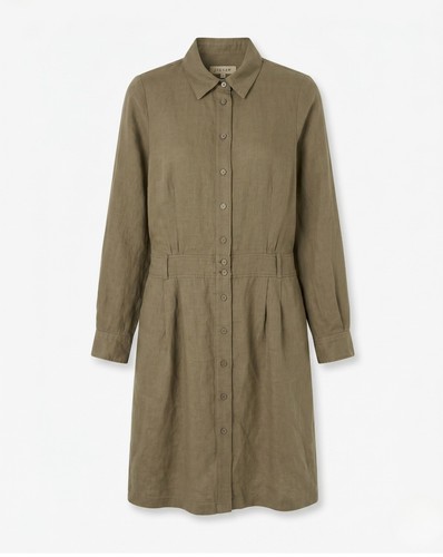 Jigsaw 100 linen shirt dress - 100%,