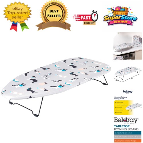 Lightweight ironing board with - board,