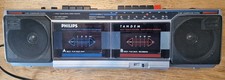 Philips - Tandem Duel Tape Deck - Radio Cassette - Boombox - D806805 Retro 80's 