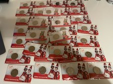 Christmas 50p Job Lot 35 Total Coins 