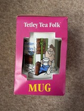 Vintage Tetley Tea Folk Mug