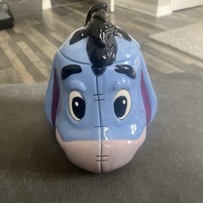Disney Winnie The Pooh Eeyore 3D Ceramic Cookie Jar Kitchen Storage 