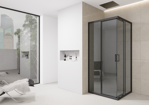 Black tint corner entry - tint,