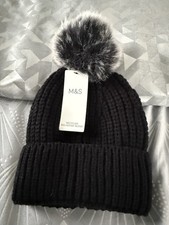 M&S BNWT BLACK LADIES WOOLLEN
