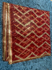 Net Dupatta with Gota lace