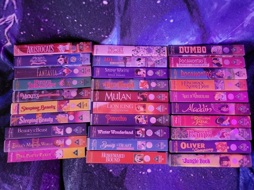 Huge disney vhs bundle - huge, job