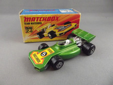 MATCHBOX SUPERFAST 24 TEAM MATCHBOX RACING CAR GREEN EXCELLENT IN VERY GOOD BOX