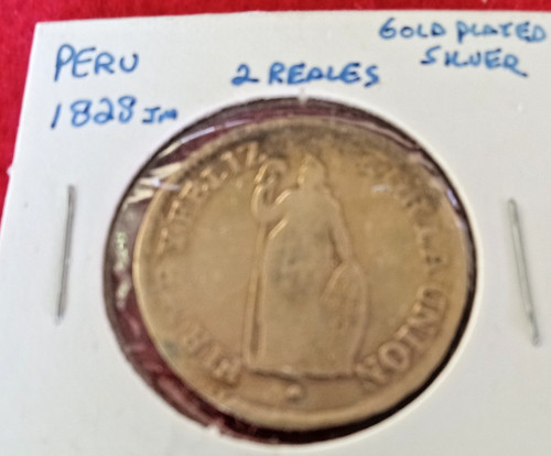 Foreign coin peru 1828 - ,