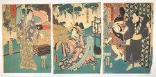 Toyokuni Woodblock Print
