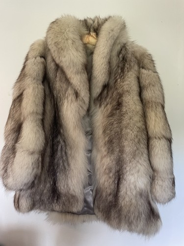 Genuine vintage blue fox fur - genuine,