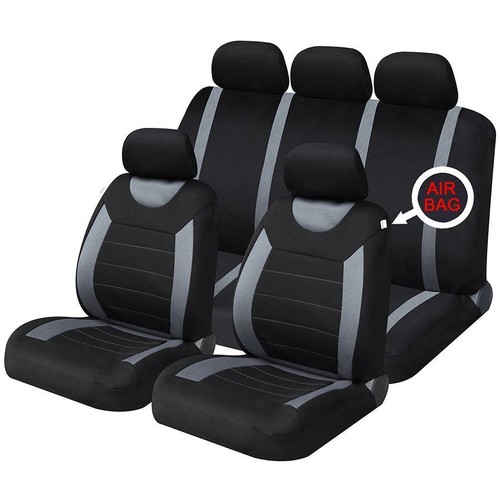 Grey black full set front - grey,