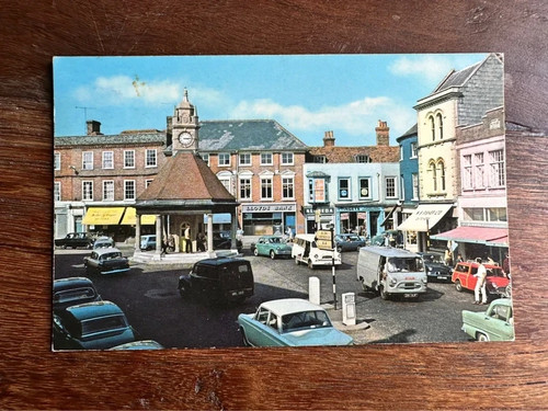 1960s colour postcard newbury - colour,