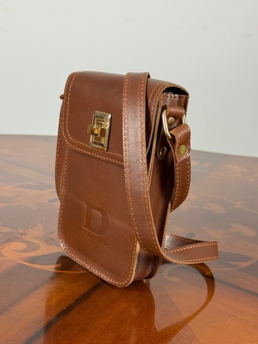 Genuine leather mini flap - leather,