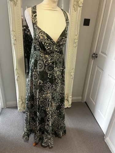 Nomad green boho style - style, maxi