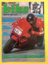 BIKE - Jan 1987 - OGRI - Gilera 350 Dakota - CZ 125 - Suzuki GSX R1100