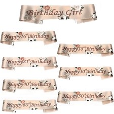 ROSE GOLD FLORAL BIRTHDAY GIRL