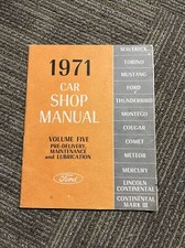 1971 Ford Car Volume 5 Shop