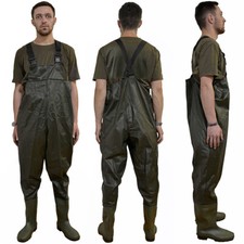 Chest waders pvc waterproof - pvc,