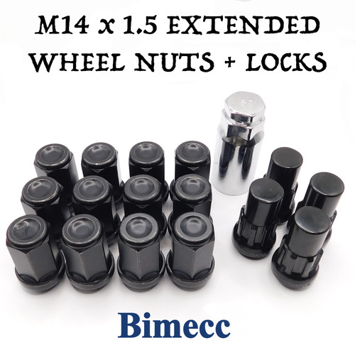M14x1 closed wheel nuts 41mm - m14x1.5,