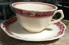 John Maddock & Sons Minerva Royal Ivory Cup and Saucer Set  1920s 737954
