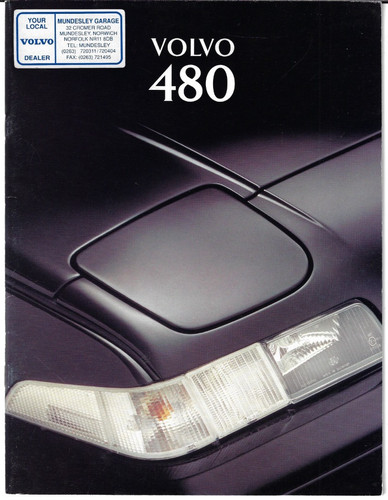 Volvo 480 1994 1995 - 480, market