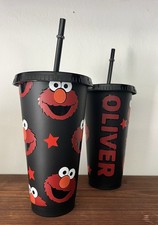 Personalised Elmo cold cup