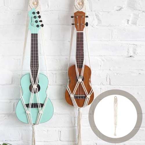 Macrame guitar hanging holder - guitar,