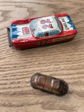 Vintage Tin Plate Toy Cars In