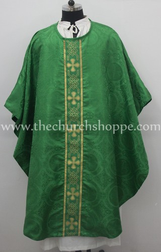 Chasuble green clergy gothic - green,