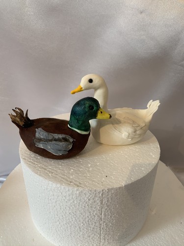 Edible ducks cake topper - edible,