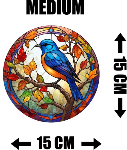 Bird decorative stained glass - bird,