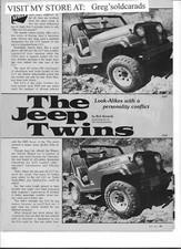 Orig. 1978 Jeep CJ-5 and CJ-7