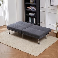 Linen Fabric Recliner Sofa Bed