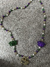 3 Crown Mardi Gras Beads Party