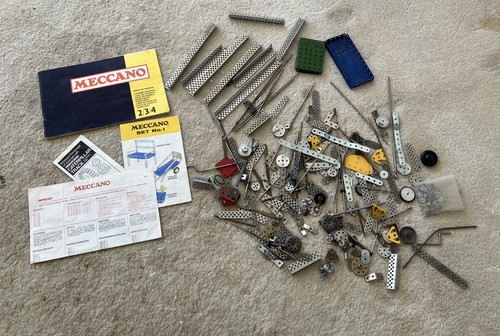 Vintage meccano incomplete - meccano,