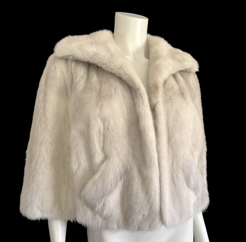Azurene mink fur cape - azurene,