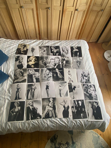 Marilyn monroe photograph - b&w,