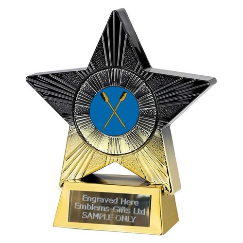 Crossed rowing oars award - crossed,