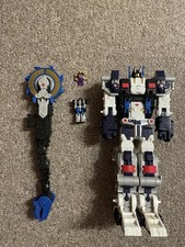 Transformers Cybertron metroplex Leader Class 2006 ALL ACCESSORIES AND CYBER KEY