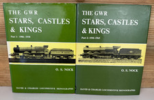 The GWR Stars Castles And Kings Parts 1-2 OS Nock Hardcovers 1906-1965