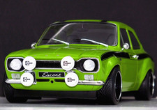 1:18 Custom 1973 MK1 FORD ESCORT MeXico RS 1600 (Le Mans Green) MODIFIED TUNING