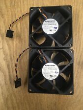 Foxconn DC 2 x Brushless PVA080G12H-P00 DC12V 0.60A 4wire 5pin Cooling Fan