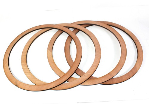 Wooden hoops rings 330mm - , x