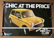 MINI CITY POSTER Handbook Manual MORRIS PARTS ROVER BMC Cooper GTA LEYLAND