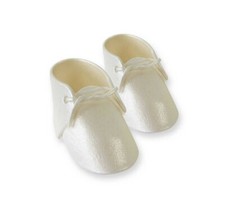 Pearl Baby Booties Cake Decoration Topper Girls Boys Booties Edible