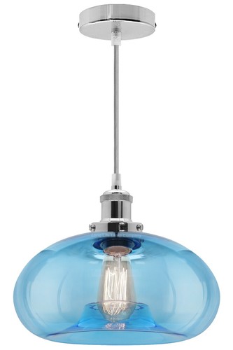 Modern vintage industrial blue - modern,