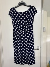 Eliza J Size 14 Blue Spotted